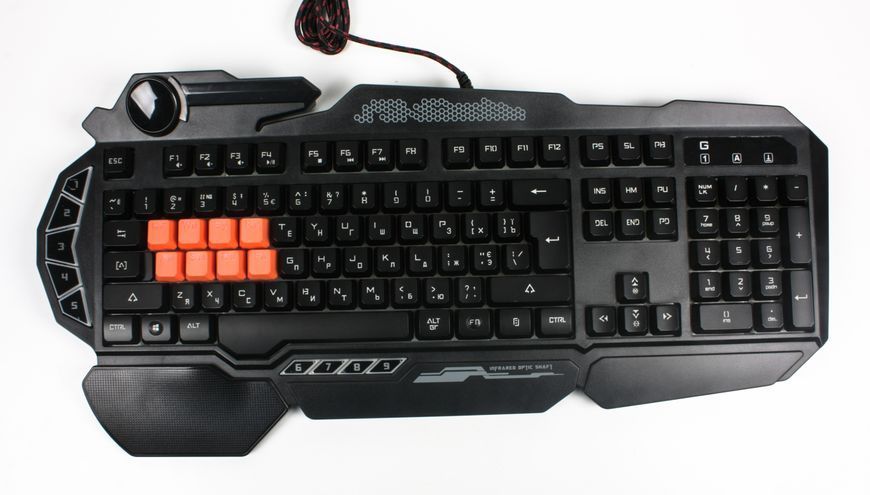 Ігрова клавіатура A4Tech Bloody B318, чорна, підсвічування клавіш, USB B318 Bloody (Black) 0200272 фото