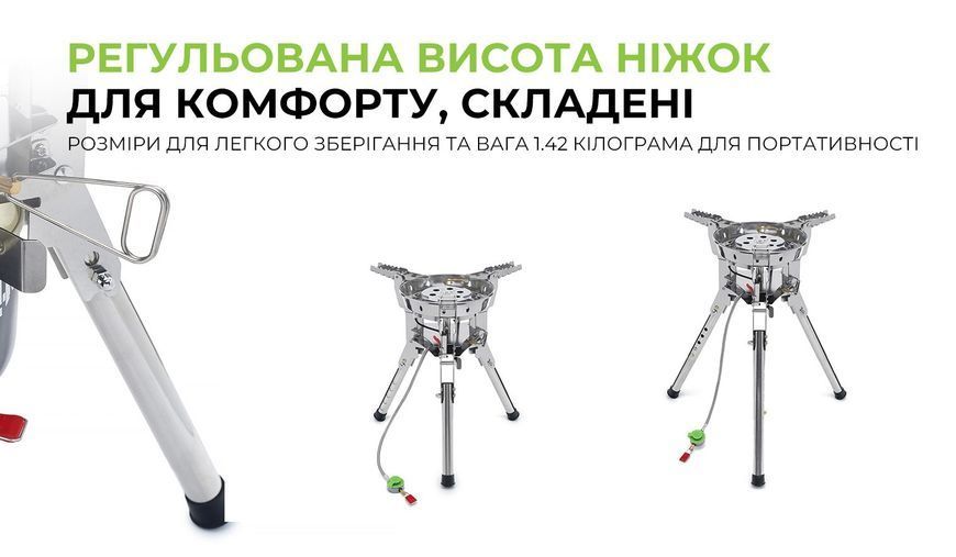 Газовий пальник BRS-69 88886 фото