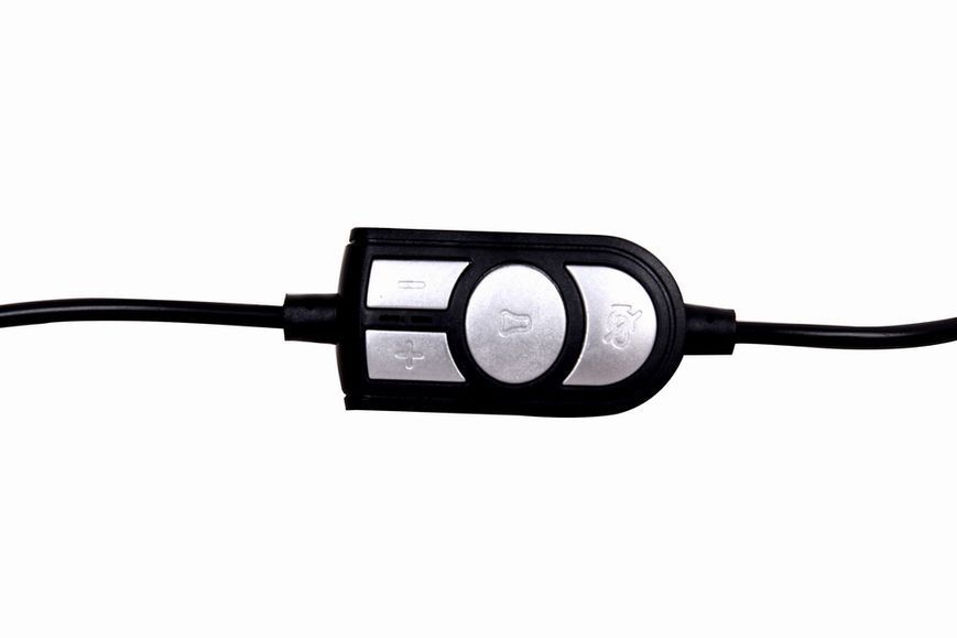 Наушники с микрофоном Gembird GHS-U-5.1-01, USB интерфейс, с регулятором громкости, поворотный микрофон GHS-U-5.1-01 1604533 фото