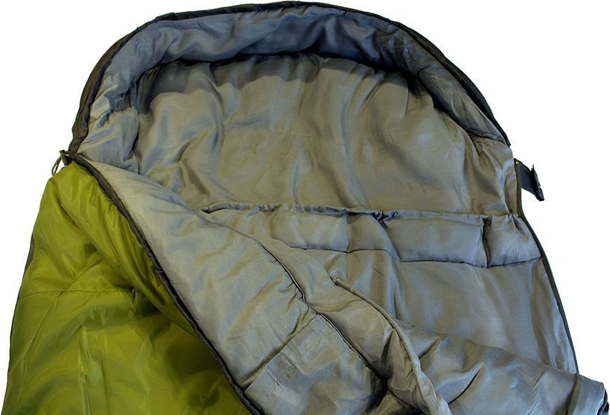 Спальный мешок High Peak TR 300/0&deg;C Dark Grey/Green Left (23019) 929674 фото