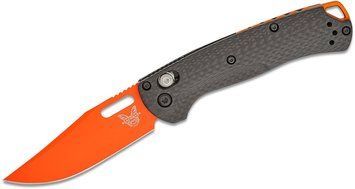 Ніж Benchmade Mini Taggedout Orange Carbon Fober 15533OR-01 4009209 фото