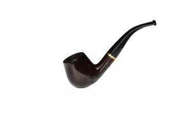 Трубка Brog 1.9 x 3.5 см Чорна із коричневим (82 BR) V77553193 фото
