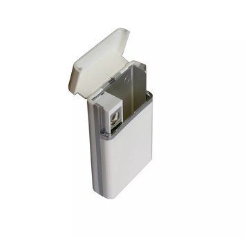 Портсигар із вбудованою запальничкою Champ Cigarette Case + Usb Igniter - DL-8 Білий (40400317WH) V77554031 фото