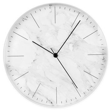 Годинник настінний Technoline 635205 White Marble (635205) DAS301213 фото