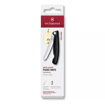 Ніж для пікніка складаний Victorinox Swiss Classic Picnic Чорний6.7803.F V77554426 фото