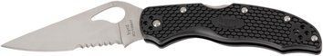 Ніж Spyderco Byrd Harrier 2 Напівсеррейтор BY01PSBK2 871396 фото