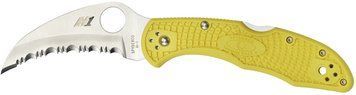 Ніж Spyderco Tasman Salt 2 Serrated Yellow FRN Серейтор C106SYL2 871570 фото