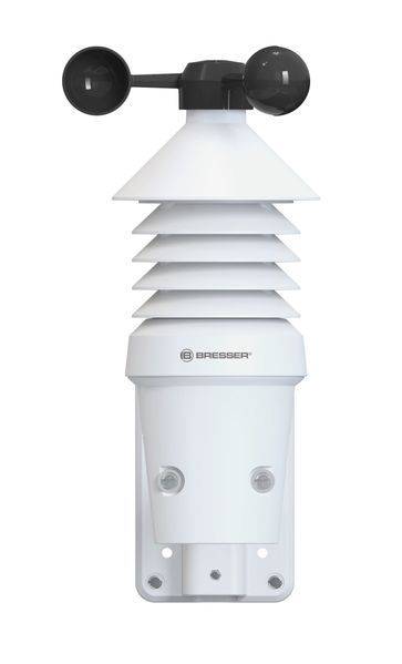 Метеостанція Bresser Wi-Fi Colour 3-in-1 Wind Sensor Black 7002535 фото