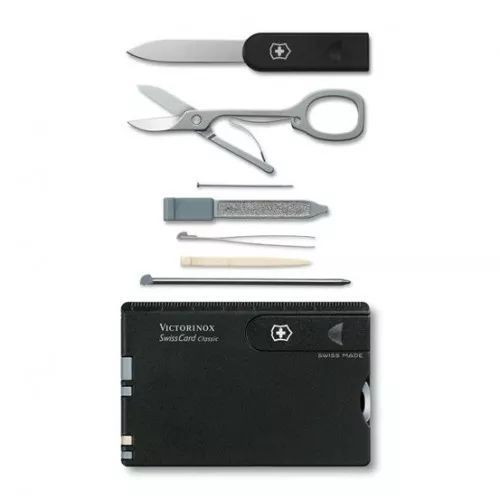 Мультитул Victorinox Swisscard Black (0.7133) V77551759 фото