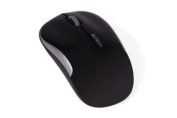 Миша A4-G3-300N USB V-Track , бездротова, 1000dpi, чорний + сріблястий G3-300N (Black+Silver) 1604186 фото