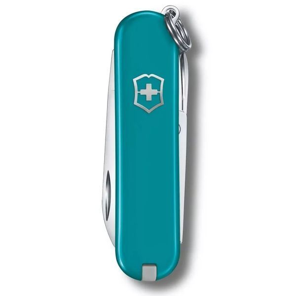 Швейцарський ніж Victorinox Classic SD Colors Mountain Lake 58 мм 7 функцій Блакитний (0.6223.23G) V77552271 фото