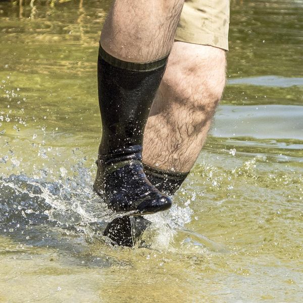 Шкарпетки водонепроникні Dexshell Trekking, р-р S, з зеленою смужкою 39162 фото