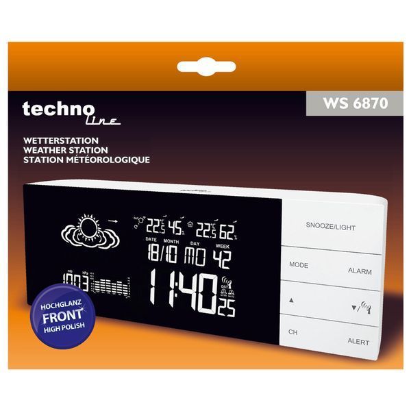 Метеостанція Technoline WS6870 White (WS6870) DAS301785 фото
