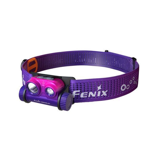 Ліхтар налобний для бігу Fenix HM65R-DT, Бузковий 94436 фото