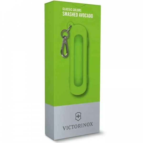 Чехол силиконовый Victorinox Skateboard Smashed Avocado для ножей Classic 58мм 1-2 слоя Зеленый (4.0453) V77553331 фото