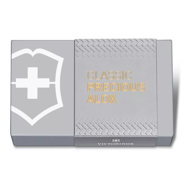 Швейцарский нож Victorinox Classic SD Precious Alox Brass Gold 58 мм 5 функций Золотистый рифленый (0.6221.408G) V77552882 фото