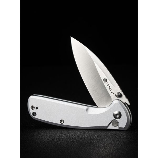 Ніж Sencut ArcBlast, (7,6 см) 9Cr18MoV / Aluminum Сірий S22043B-2 999996910 фото