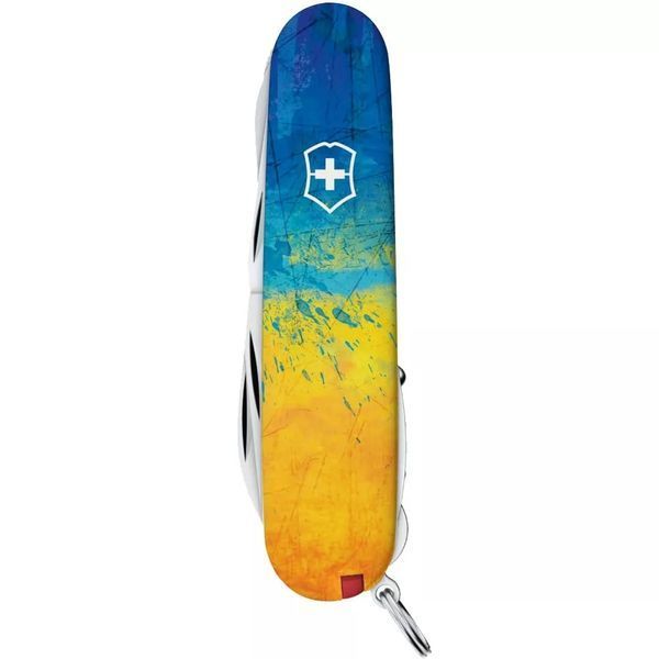 Швейцарський ніж Victorinox Huntsman Ukraine 91 мм 16 функцій Жовто-синій (1.3713.7_T3100pw) V77552792 фото