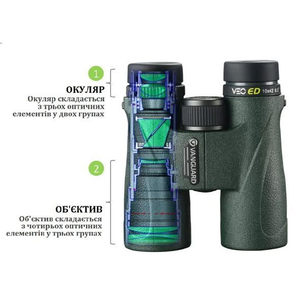 Бинокль Vanguard VEO ED 12x50 WP (VEO ED 1250) DAS301673 фото