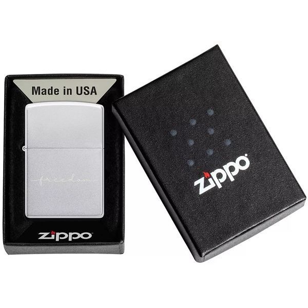 Зажигалка бензиновая Zippo Freedom Design (46358) V77550894 фото