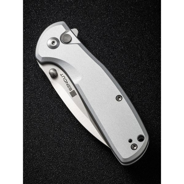 Ніж Sencut ArcBlast, (7,6 см) 9Cr18MoV / Aluminum Сірий S22043B-2 999996910 фото