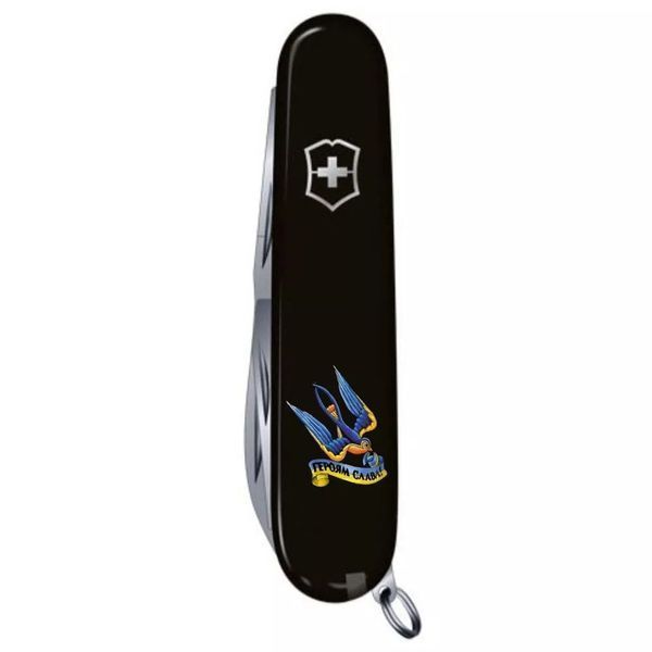 Швейцарський ніж Victorinox Spartan Ukraine Тризуб-Ластівка та Героям слава (1.3603.3_T1220u) V77553066 фото