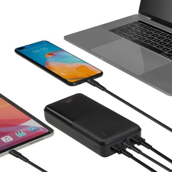 Аккумуляторная батарея для зарядки портативных устройств, 20000 mA, RIVAPOWER VA2572 черный RIVAPOWER VA2572 (Black) 1605702 фото