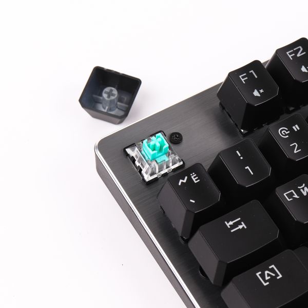 Клавиатура Bloody B760 серая, механическая игровая, LK Green переключатели, USB B760 Bloody (Grey) Green Sw 1604693 фото