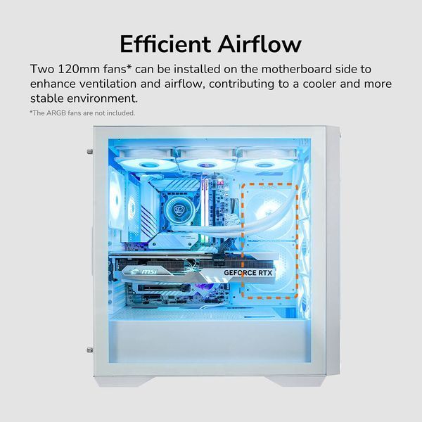 Корпус комп'ютерний Cougar Uniface, білий UNIFACE White 1606612 фото