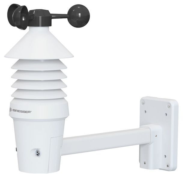 Метеостанція Bresser Wi-Fi Colour 3-in-1 Wind Sensor Black 7002535 фото