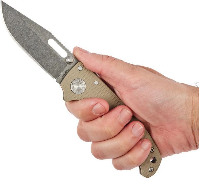Ніж Demko AD20.5 Clip Point CPM-3V G-10 Сoyote AD205-3V-CTCP 9900005 фото