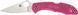 Ніж Spyderco Delica 4 FRN Flat Ground Pink CPM-S30V C11FPPNS30V 871454 фото 8