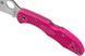 Ніж Spyderco Delica 4 FRN Flat Ground Pink CPM-S30V C11FPPNS30V 871454 фото 5
