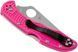 Ніж Spyderco Delica 4 FRN Flat Ground Pink CPM-S30V C11FPPNS30V 871454 фото 2