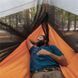 Гамак одномісний із москітною сіткою та тентом Naturehike Shelter camping NH20ZP092, 75D pongee, помаранчевий 85577 фото 3