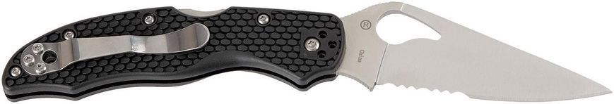 Ніж Spyderco Byrd Harrier 2 Напівсеррейтор BY01PSBK2 871396 фото