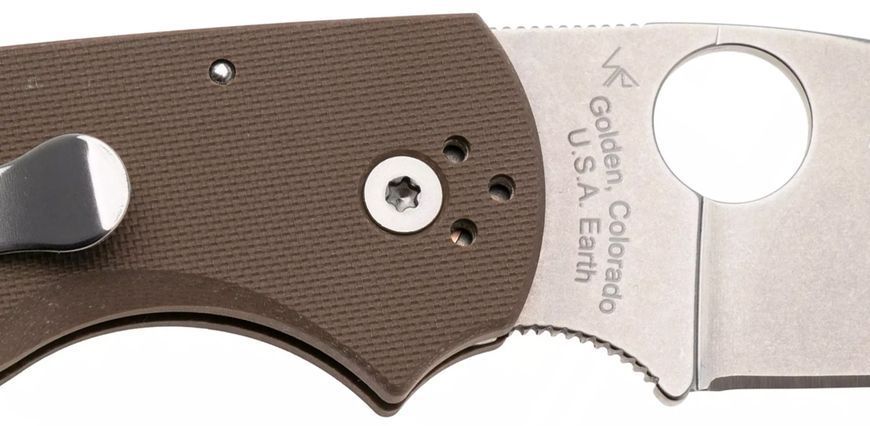 Ніж Spyderco Native 5 Sprint Run CPM 15V Brown C41GPBN15V5 871775 фото