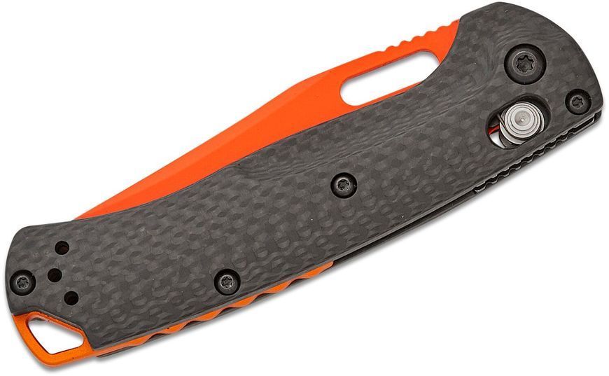 Ніж Benchmade Mini Taggedout Orange Carbon Fober 15533OR-01 4009209 фото