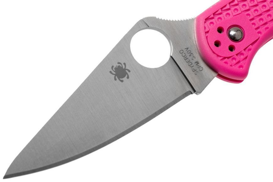 Ніж Spyderco Delica 4 FRN Flat Ground Pink CPM-S30V C11FPPNS30V 871454 фото