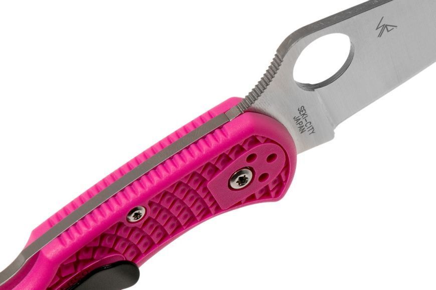 Ніж Spyderco Delica 4 FRN Flat Ground Pink CPM-S30V C11FPPNS30V 871454 фото