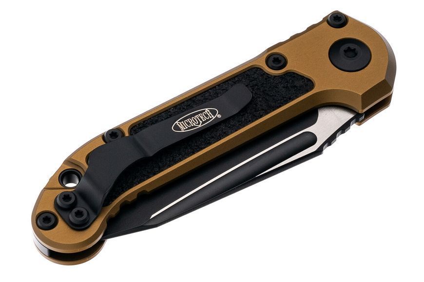 Нож Microtech L.U.D.T. S/E Gen III Черный клинок танто рукоять Tan 1136-1TA 4009451 фото