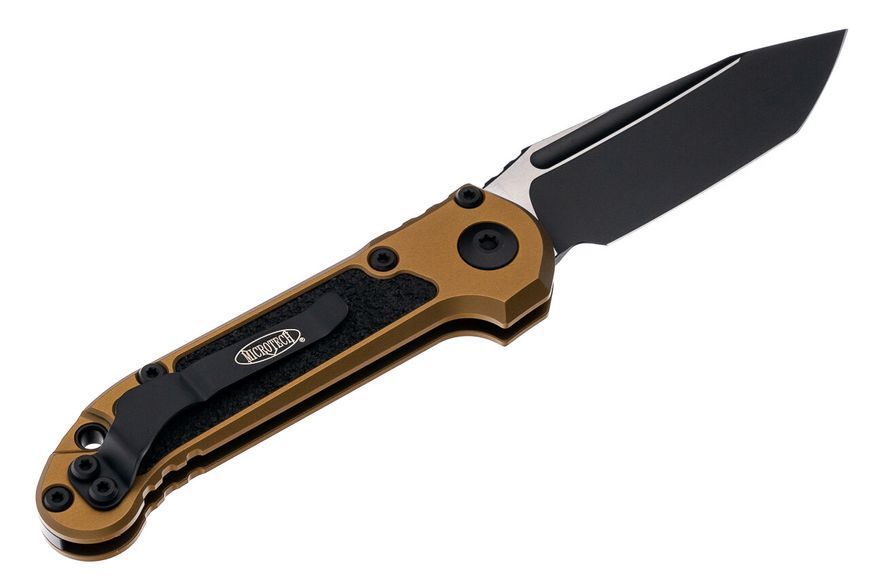 Нож Microtech L.U.D.T. S/E Gen III Черный клинок танто рукоять Tan 1136-1TA 4009451 фото