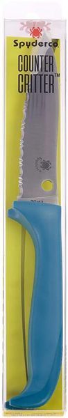 Ніж Spyderco Counter Critter Blue Serrated Серейтор K21SBL 871613 фото