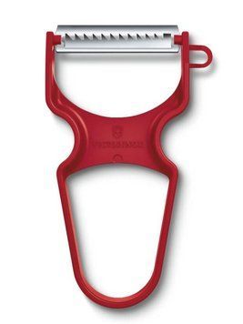 Овощечистка Victorinox RAPID красная ЖК для нарезки соломкой 6.0934.1 4008641 фото