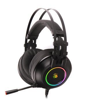Гарнитура игровая Bloody G528C с подсветкой, USB G528C Bloody (Black) 1604188 фото