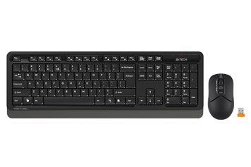 A4Tech Fstyler FG1012S, комплект беспроводной клавиатура с мышью, цвет черный FG1012S (Black) 1605453 фото