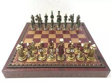Шахматы ITALFAMA Камелот Эпоха возрождения 28 х 28 см (1972218GR) V77553408 фото