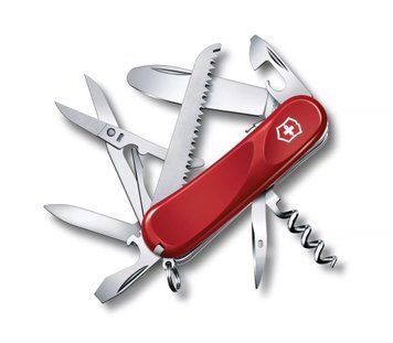 Швейцарский нож Victorinox Junior 03 85 мм 15 функций Красный (2.3913.SKE) V77553674 фото