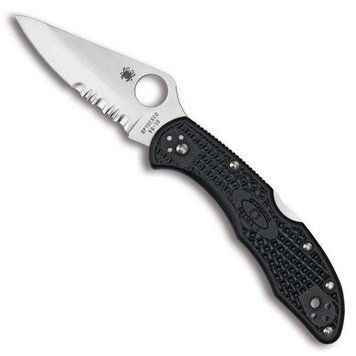 Ніж Spyderco Delica 4 Напівсеррейтор C11PSBK 870250 фото