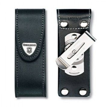Чохол Victorinox поясний шкіряний з кліпсою (111 мм, до 5 шарів) 4.0524.31 4003936 фото